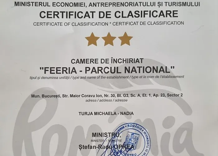 شقة Feeria - Parcul National